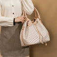 thumbnail image 2 of GOWELL Fashion Bucket Bag for Women's Large Capacity Crossbody Handbag Tote Bag Faux Leather Single Commuter Bag Detachable & Adjustable Shoulder Strap, Shoulder Bag Bucket, 2 of 6