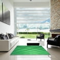 thumbnail image 6 of Ahgly Company Indoor Rectangle Patterned Neon Green Area Rugs, 3' x 5', 6 of 6