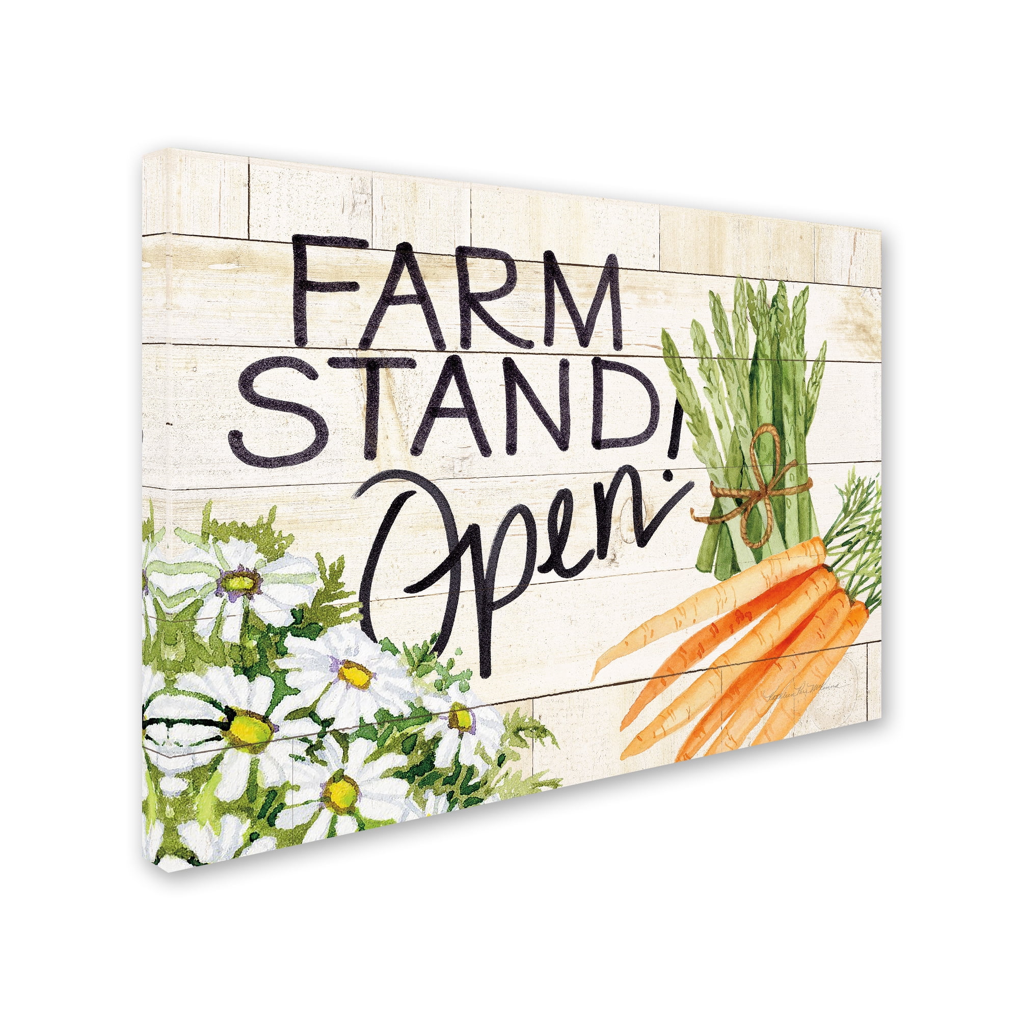 Trademark Fine Art 'Life on the Farm Sign IV' Canvas Art by Kathleen Parr McKenna