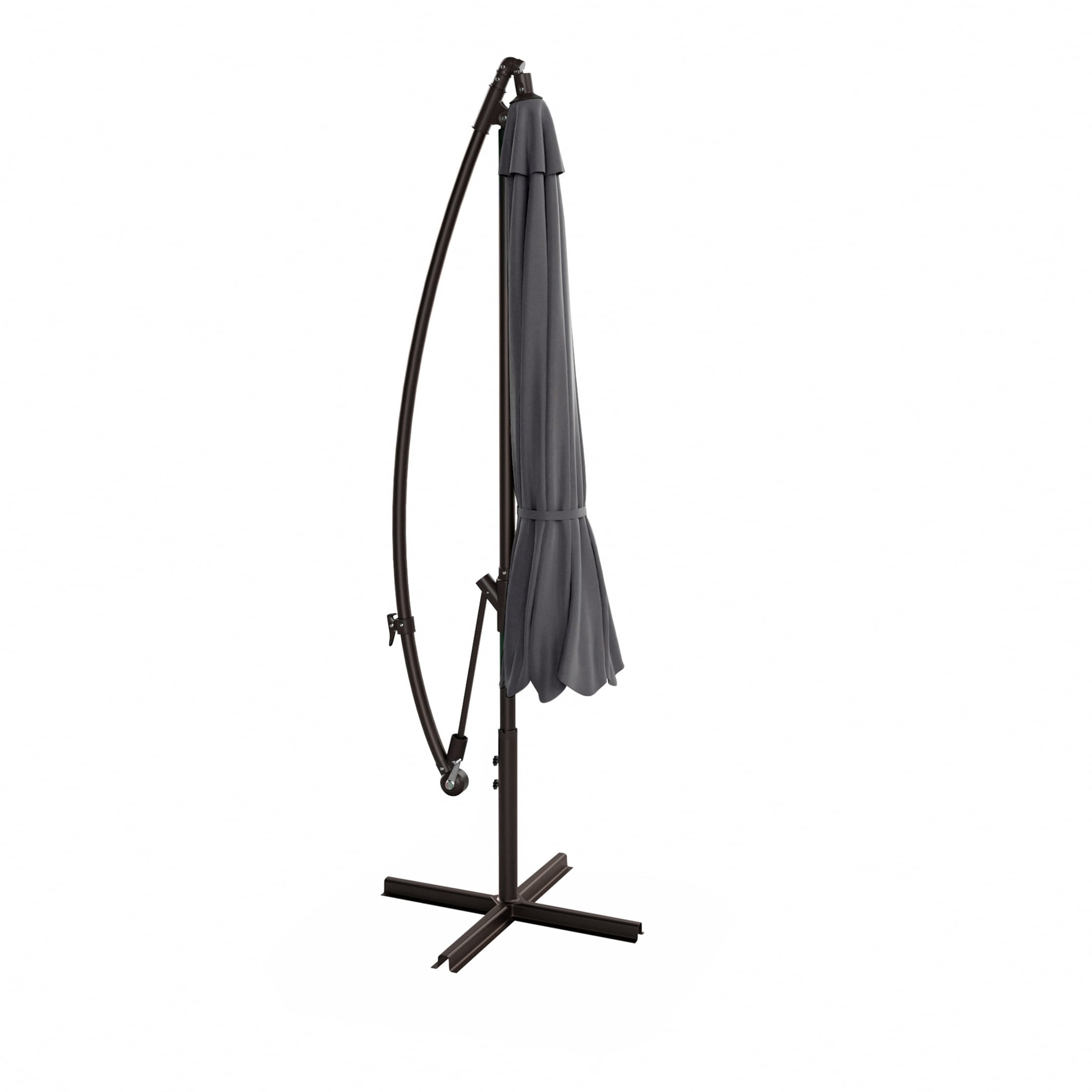 Westin Outdoor 102" Gray Octagon Cantilever and Offset Patio Umbrella