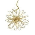 thumbnail image 3 of Adorno colgante para árbol de Navidad con purpurina decorativa y creativa. Flor de oro, 3 of 7