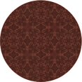thumbnail image 1 of Ahgly Company Machine Washable Indoor Round Transitional Red Red Area Rugs, 6' Round, 1 of 7