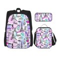 thumbnail image 1 of Balery Eiffel Tower and Hearts Mochila Escolar 3 en 1 para Niños - Mochila Resistente con Lonchera Térmica y Estuche - Mochila Escolar para Niños y Niñas, 1 of 7
