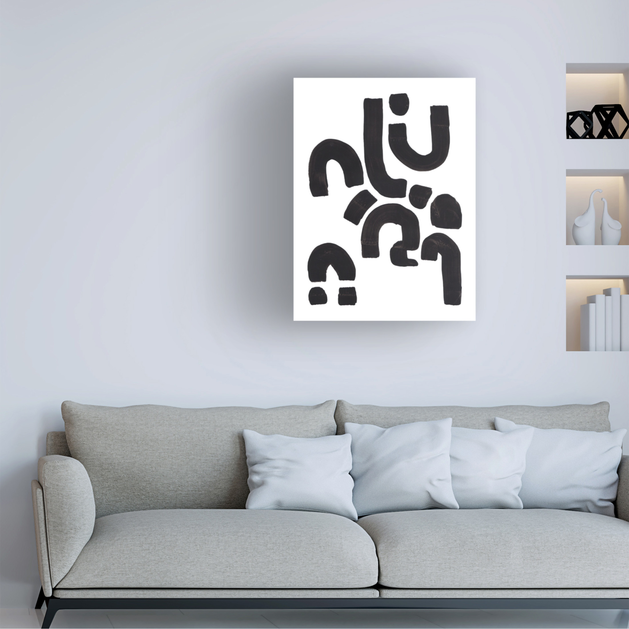 Trademark Fine Art Ejaaz Haniff Upside Down All Around Canvas Wall Art