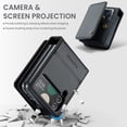 thumbnail image 2 of SaniMore for Samsung Galaxy Z Flip 4 Wallet Case, RFID Blocking PU Leather Kickstand Credit Slots Flip Folio Protective Case, Double Magnetic Clasp Durable Shockproof Cover for Z Flip 4, Black, 2 of 7