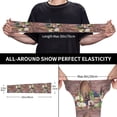 thumbnail image 4 of Haiem Bottle Glass Red Wine UV Protection Cooling Arm Sleeves for Men and Women UPF 50 Sun Sleeve, 4 of 8