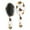 Happy Thanksgiving Turkey Fall Pumpkin, variant on Happy Thanksgiving Turkey Fall Pumpkin Hair Brush,Girls Detangling Hair Brush,Glide Through Tangles with Ease for Wet & Dry Hair