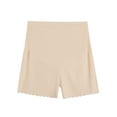 thumbnail image 3 of SOFTCCLO Shorts for Women Maternity Summer High Stretch Shorts Breathable Loose Base Layer Solid Womens Shorts Beige L, 3 of 3