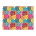 thumbnail image 4 of KLL Colorful Wool Balls Print Fleece Throw Blanket, Horizontal Fleece Bedding Cute Soft Blankets Comfy Fleece Flannel Plush Home Decor for Couch & Bed -80"x60", 4 of 9