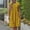 Yellow, variant on Busydd Womens Summer Dresses Cotton Linen Midi Dresses Short Sleeve Round Neck Pleated Beach Dress Fashion Flowy Sundress Loose Casual Dress for Women