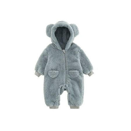 

DanceeMangoos 0-2Y Newborn Baby Rompers Spring Warm Fleece Baby Boys Costume Baby Girls Clothing Animal Overall Baby Outwear Jumpsuits