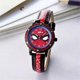 thumbnail image 1 of Reloj de dibujos animados para niño, estudiante de escuela primaria, reloj de cuarzo de Spiderman, puntero luminoso, reloj de pulsera para niño, 1 of 4