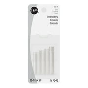 Dritz Embroidery Hand Needles 16/Pkg-Size 3/9 16/Pkg