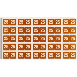 SMEAD 67160 Alpha-Z Color-Coded First Letter Name Labels, I & V, Pink...