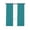 Teal, variant on Teal Morocco Blackout Curtains, Light Blocking Print Window Curtains, Geometric Leaf Diamond Lattice Abstract Thermal Insulated Window Drapes for Living Room Kitchen Cafe 2 Panels, 55"W x 39"L