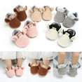 thumbnail image 3 of Newborn Baby Booties Boy Girl Crib Pram Shoes Winter Soft Snow Boots Prewalker, 3 of 6