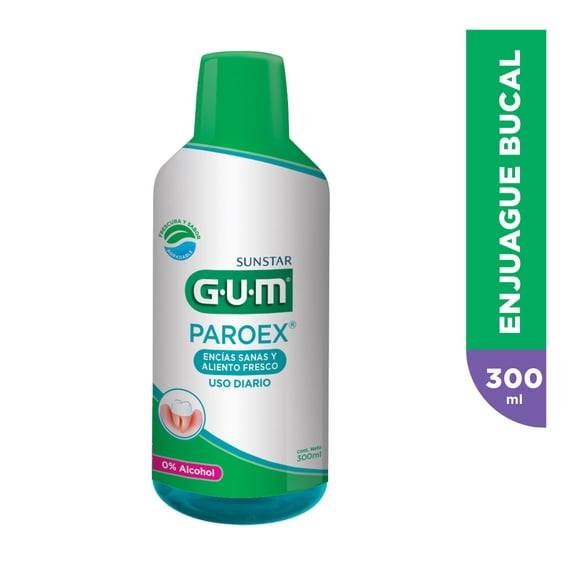 Enjuague bucal GUM Paroex 0.06% 300 ml