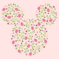 thumbnail image 2 of Toddler's Mickey & Friends Florals and Eggs Silhouette  Graphic Tee Light Pink 4T, 2 of 3