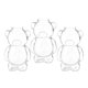 thumbnail image 1 of Taza de agua de 320 ml con forma de oso, taza de vidrio resistente al calor, vidrio de borosilicato alto, botella para café, té y zumo, 1 of 7