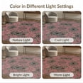 thumbnail image 7 of ODIKA Print Leopard Spotted Zebra Stripes Tiger Border Pink Cheetah Refined Structured for Home Office, Gaming Room, Under Desk, Non-Slip Chair-Friendly, 7 of 7