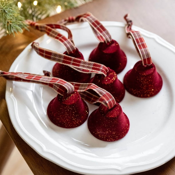 6pcs Christmas Decoration Christmas Pendant-Christmas Tree Decoration Pendant-velvet