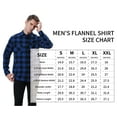 thumbnail image 5 of Damipow Men's Flannel Shirts Plaid Long Sleeve Button Down Shirt,Sizes S-2XL,Mens Shirts, 5 of 5