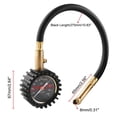 thumbnail image 3 of Medidor De Presión De Neumáticos De Coche Con Dial De Fácil Lectura Medidor De Presión De Aire Ajustable Del Vehículo Medidor De Presión Automático Portátil Conectado Con Manguera Yuarrent VI003508-00, 3 of 7