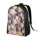 thumbnail image 2 of Fotbe Sea Shells Mochila de Viaje para Laptop, Mochila Ejecutiva Delgada y Resistente 15.6", 2 of 8