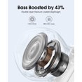 thumbnail image 2 of Audífonos inalámbricos verdaderos, auriculares Bluetooth 5.2 en la oreja, tiempo de reproducción de 32 horas, llamada clara ENC, carga rápida USB-C, control táctil, auriculares inalámbricos deportivos JFHHH pequeña, 2 of 5