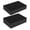 Black, variant on 9pcs Jewelry Drawer Inserts: PE foam Organizer Trays - Black Necklace Box Cushion - Soft Padding for Bracelets Watches & Earrings Display