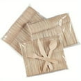 thumbnail image 3 of HLONK Cutlery Set 350pcs Wooden Forks Knives Spoons Disposable, 3 of 6