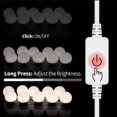 thumbnail image 4 of LNGOOR desk lamp Bulb Vanity Lights For DIY Lighted Makeup Vanity With Dimmable Lights Plug In Makeup Light For Bathroom Wall led lights127 table lamp, 4 of 4