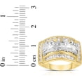 thumbnail image 3 of Floreo 10k Yellow Gold and White Gold Last Supper CZ Ring, 3 of 3
