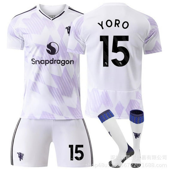 Kids Soccer Jersey NEW Boys Football Uniforms For YO_RO Fan Shirt Short Youths Girls Outfit Sets Size 7-9y