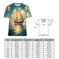 thumbnail image 2 of Sailboat T Shirts Basic T-Shirt Short Sleeve Ladies Tee Shirt Summer Graphic Clothing, 2 of 5
