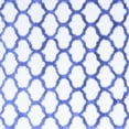 thumbnail image 1 of Ahgly Company Indoor Square Trellis Blue Contemporary Area Rugs, 8' Square, 1 of 4