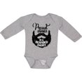 thumbnail image 3 of Inktastic Proud Owner of a Bearded Daddy Boys or Girls Long Sleeve Baby Bodysuit, 3 of 5