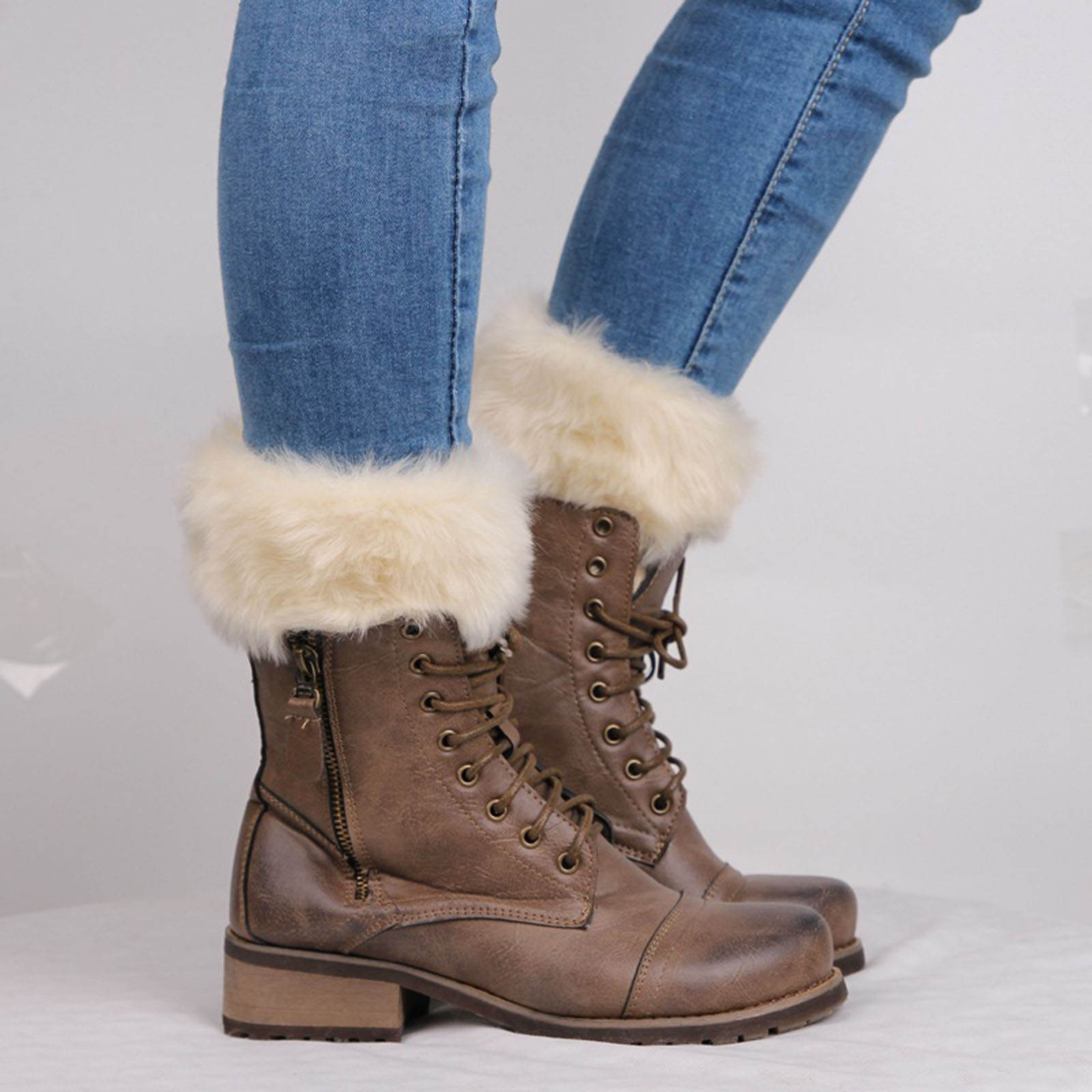 Chaussettes Chauffe-jambes Laine 1 Paire De Jambières D'hiver Pour Femme - Chaussettes Chauffe-jambes Accessoire Hiver Automne