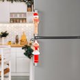 thumbnail image 3 of 1 Pair Christmas Refrigerator Handle Covers Cookie Man Design Fabric Cloth Kitchen Appliance Handle Sleeves, 3 of 7