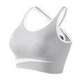 thumbnail image 6 of SMihono Sports Bra for Women Criss-Cross Back No Underwire Bralettes Medium Support Lifting Yoga Gym Running Athletic Bra (Gray S ), 6 of 6