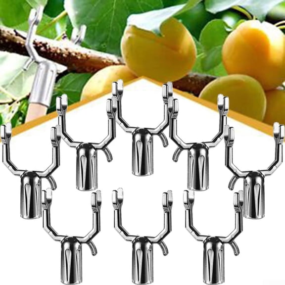 Metal Adjustable Plant Branch Support Stand, Heavy Duty Stake For Potted Plants (White)