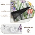 thumbnail image 6 of Area Rug for Living Room, Tulips Spring Floral Non-Slip Indoor Large Carpet for Bedroom/Dining Room, Pastoral Flowers Butterfly Wooden Washable Low-Profile Rectangle Floor Runner Rugs - 6 x 9 Ft, 6 of 7