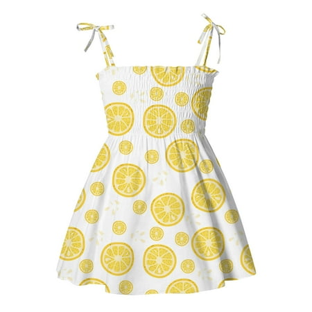 

Hunpta Print Sleeveless Dress Girls Flower Baby Suspended Swing Kids Princess Girls Dress&Skirt