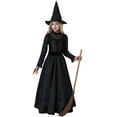 thumbnail image 3 of Girls Deluxe Dark Witch Costume, 3 of 4