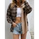 thumbnail image 3 of Txlixc Chaquetas a cuadros para mujeres, solapas y botones de manga larga, chaquetas y abrigos casuales Txlixc moda, 3 of 9