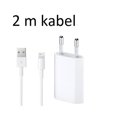 thumbnail image 2 of 2 Meter Lightning USB kabel + Väggladdare, 2 of 2