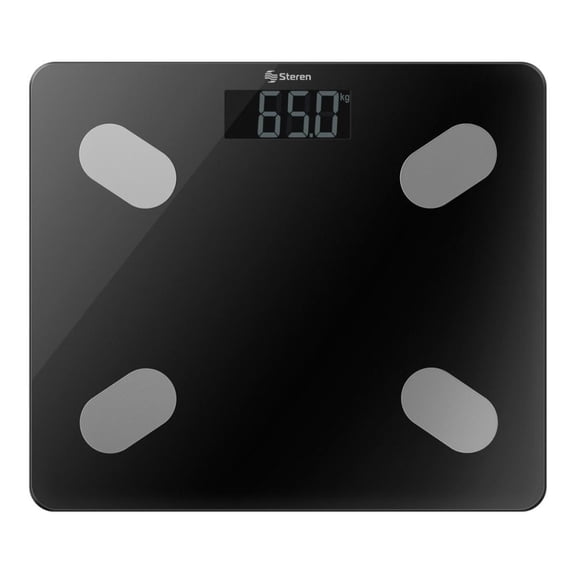 Báscula digital Bluetooth con análisis corporal, hasta 180 kg Steren MED-2000