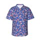thumbnail image 1 of Balery Beautiful Koi Fish Camisas hawaianas de manga corta para hombre, camisas playeras de corte holgado, camisas de vacaciones con botones,Small, 1 of 7