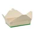 thumbnail image 6 of Sustain 49 oz Rectangle Bamboo Paper #2 Bio Box Take Out Container - with PLA Lining, Compostable - 8 1/2" x 6 1/4" x 2" - 200 count box, 6 of 11