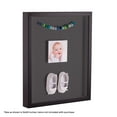 thumbnail image 2 of ArtToFrames 11x14 Inch Shadow Box Picture Frame, with a Satin Black Tall 1 Wide Shadowbox frame and Charcoal Mat Backing (4654), 2 of 7